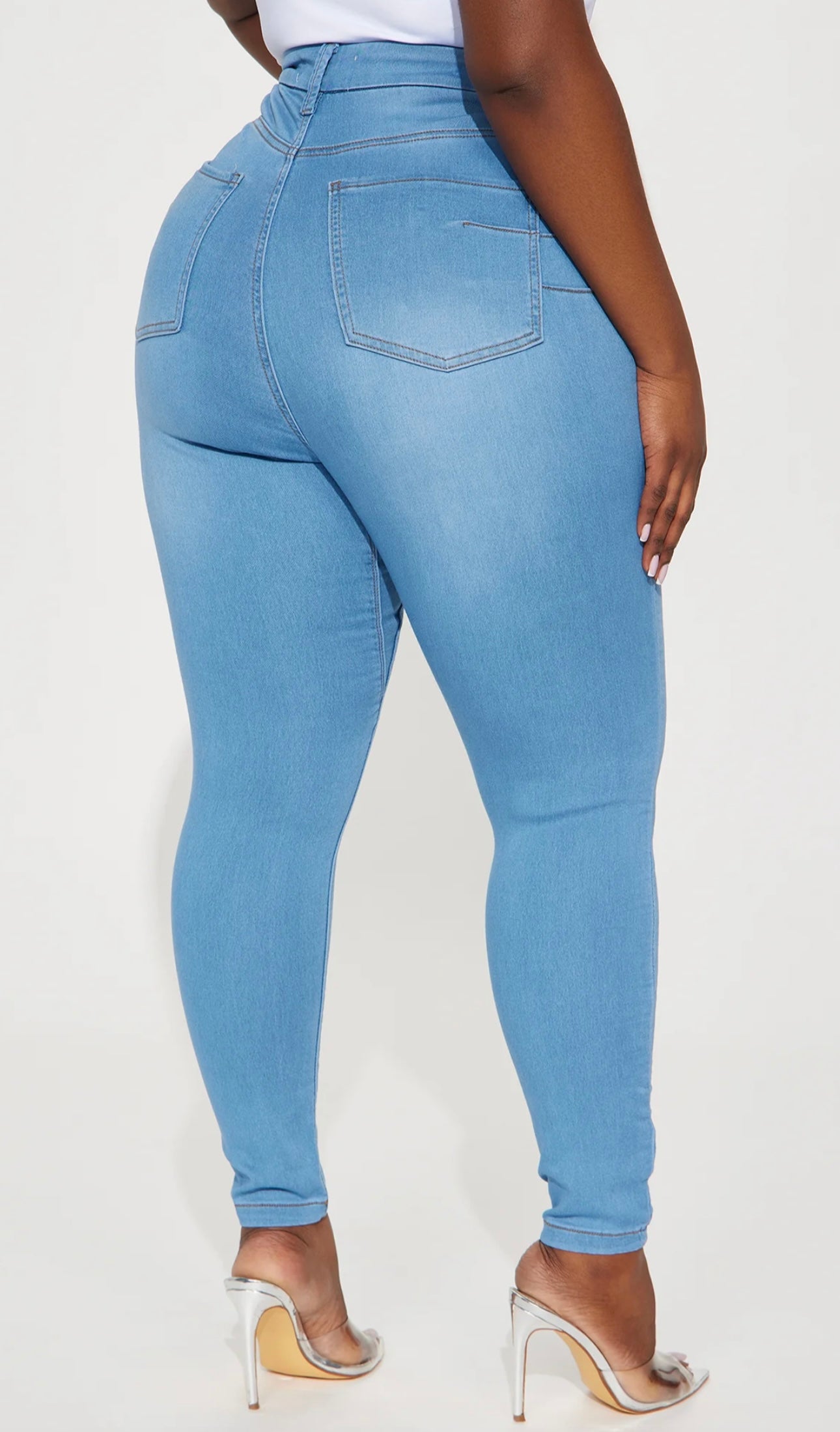 High-Waist Sculpting Jeans – Tummy Control & Lift | BodyJeans